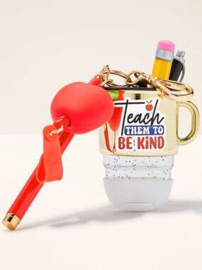 Bath and Body Works "Teacher" Multi-Use PocketBac Hand Sanitizer Holder